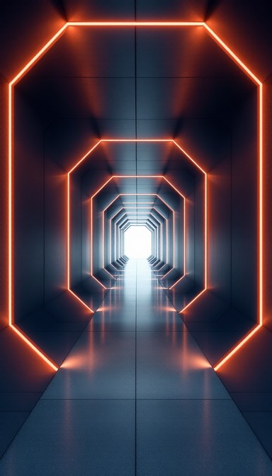 Free Infinite Geometric Portal Image - Tunnel, Geometric, Infinite ...