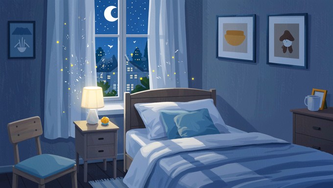 Free Enchanted Bedroom Shadows Image - Bedroom, Shadows, Magical ...