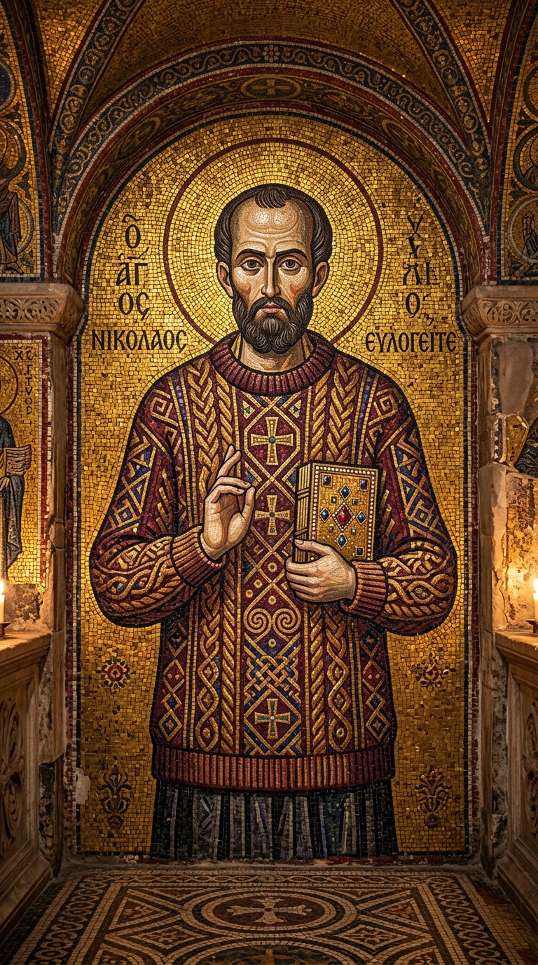 Free Byzantine Mosaic Saint Image - Mosaic, Byzantine, Saint | Download ...