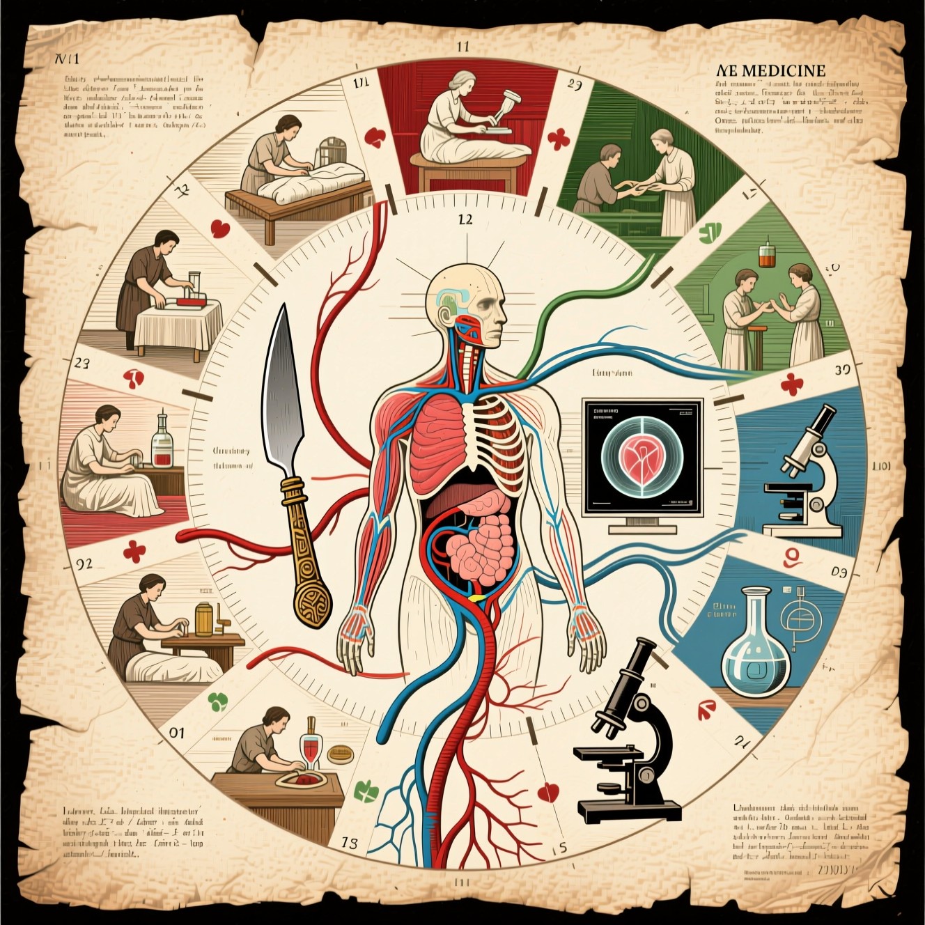 Free Medicine Through Time Image - Medicine, Illustration, Anatomy ...