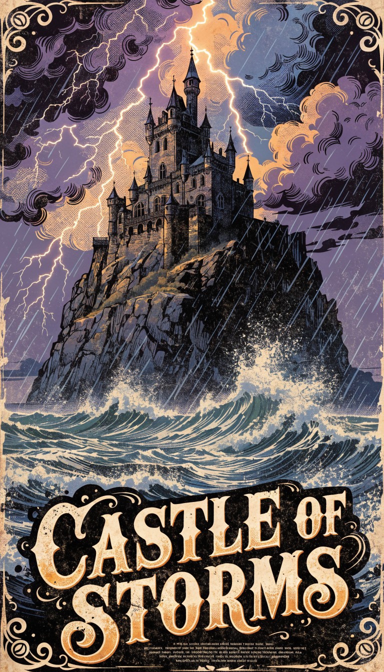Free Castle Under Storm Image - Castle, Storm, Lightning | Download at ...