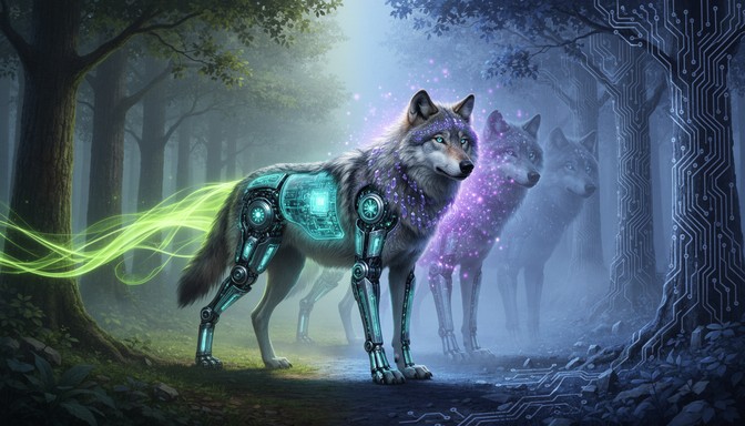 Wolf Like Machine Free Mechanical Wolf Profile Image - Wolf, Robot, Mechanical | Download ...
