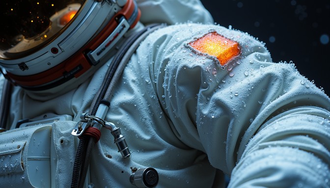 Free Cosmic Fabric Detail Image - Spacesuit, Astronaut, Macro ...
