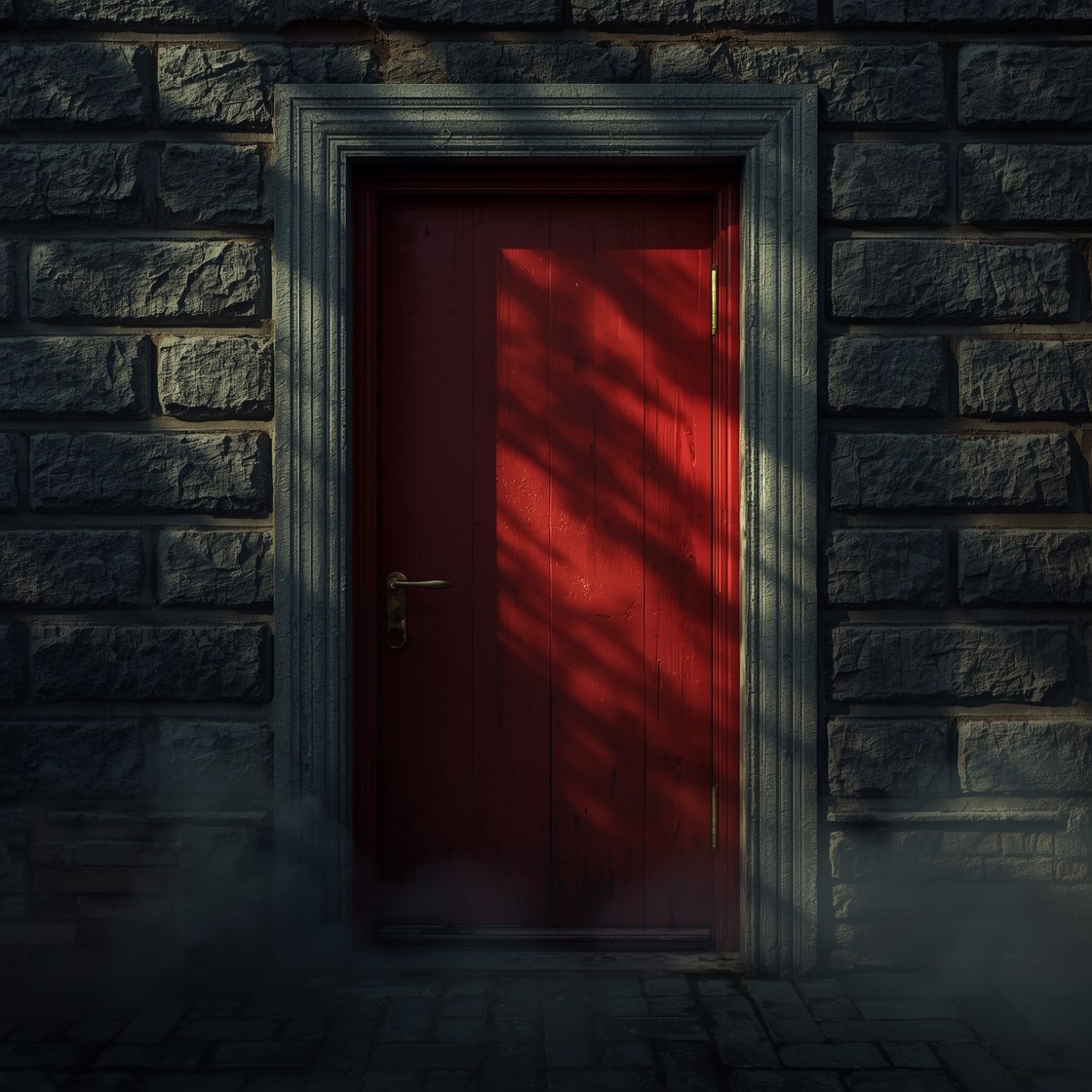 Free Red Door Mystery Image - Door, Red, Crimson | Download at StockCake
