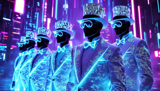 Free Neon Cyber Rapper Image | Download at StockCake