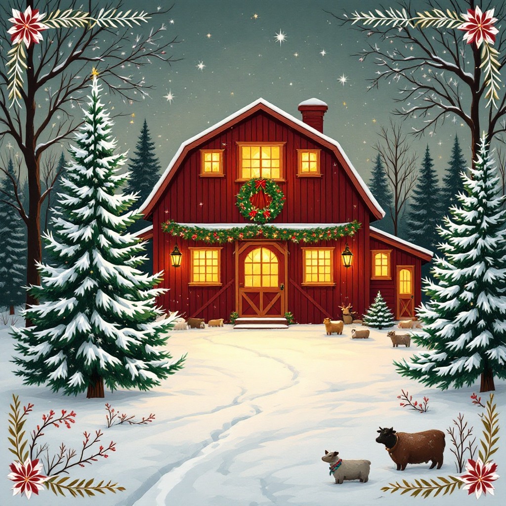 Free Cozy Winter Barn Photo - Barn, Winter, Snow | Download at StockCake