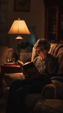 Reading Infromation Evening Free Evening Reading Time Image - Reading, Woman, Lamp | Download at ...