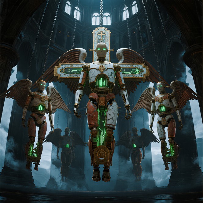 Free Mechanical Gothic Angel Image - Gothic, Mechanical, Automaton ...