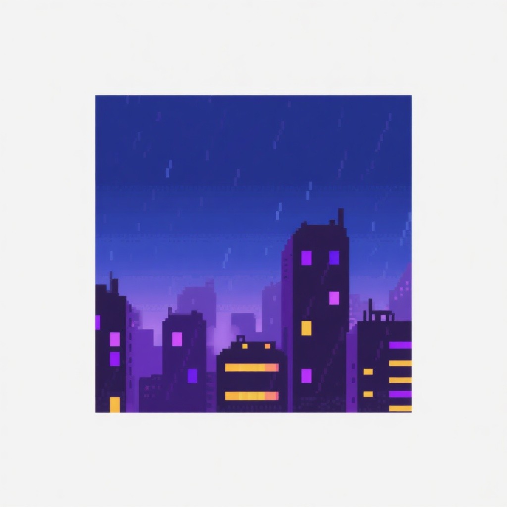Free Neon Pixel City Image - Cityscape, Pixel, Cyberpunk | Download at ...
