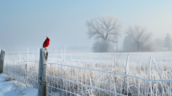 Free Cardinal in Winter Image | Download at StockCake