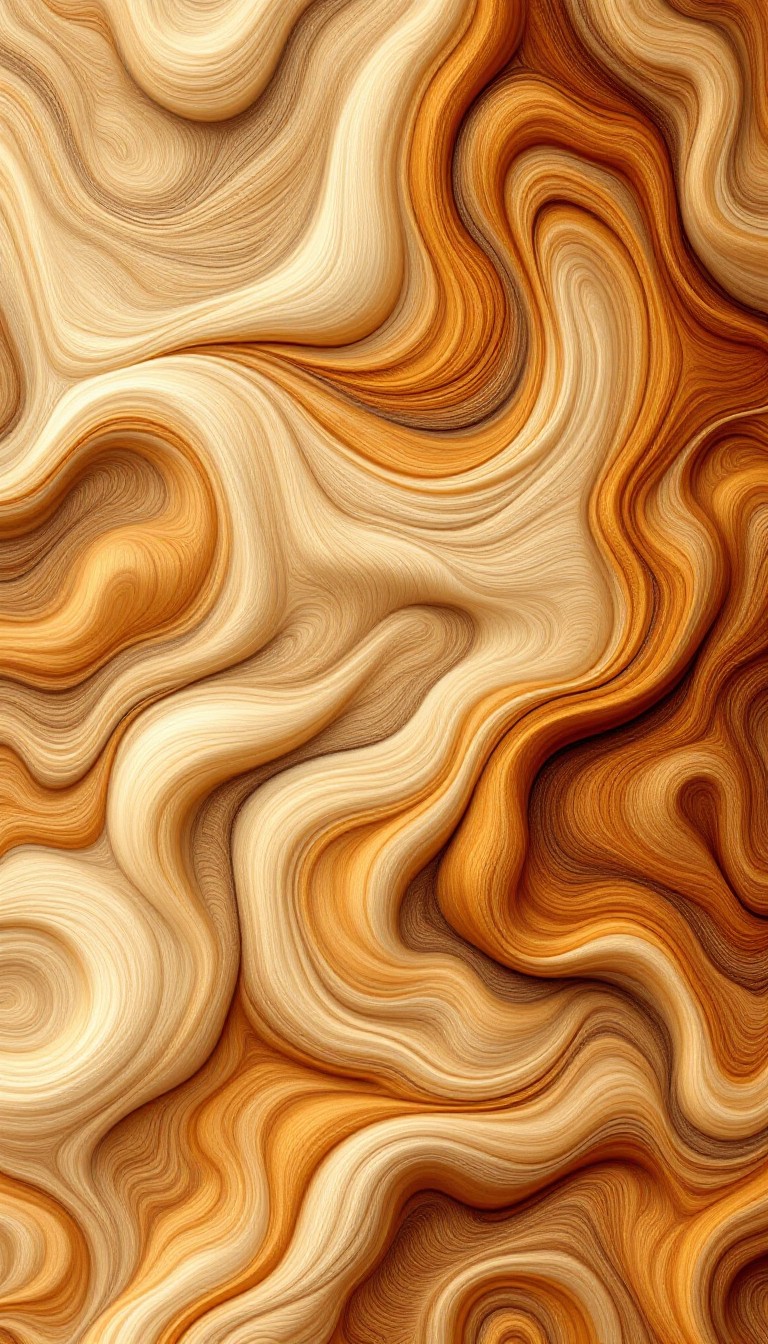 Free Flowing Caramel Waves Image - Abstract, Swirls, Organic | Download ...