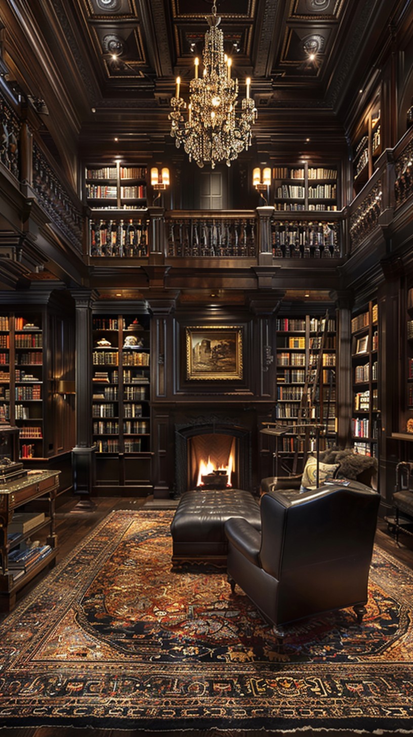 Free Elegant Library Interior Image - Library, Home, Elegant | Download ...