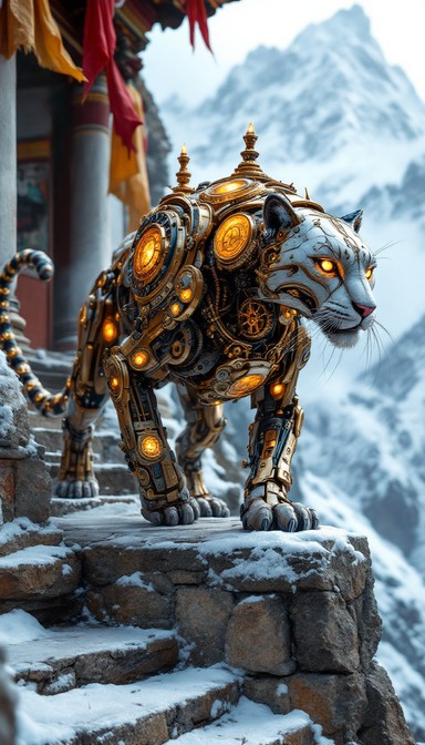 Free Mechanical Mountain Guardian Image - Steampunk, Mechanical ...