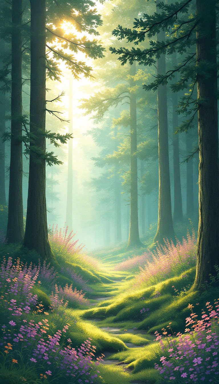 Free Enchanted Forest Pathway Image - Forest, Enchanted, Magical ...