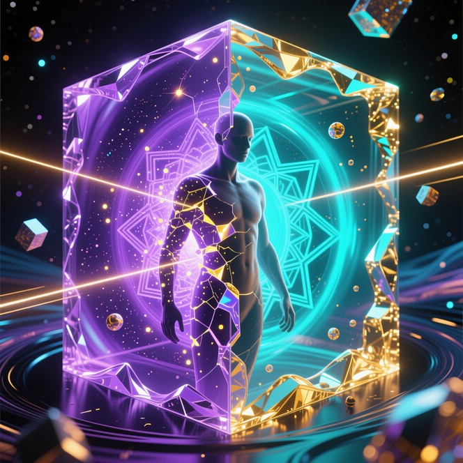 Transcending Floating Free Between Two Worlds Photo - Dimensional, Portal, Barrier | Download ...