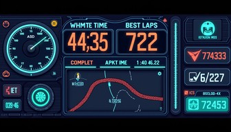 Free Retro Racing Dashboard Image - Dashboard, Racing, Speedometer ...