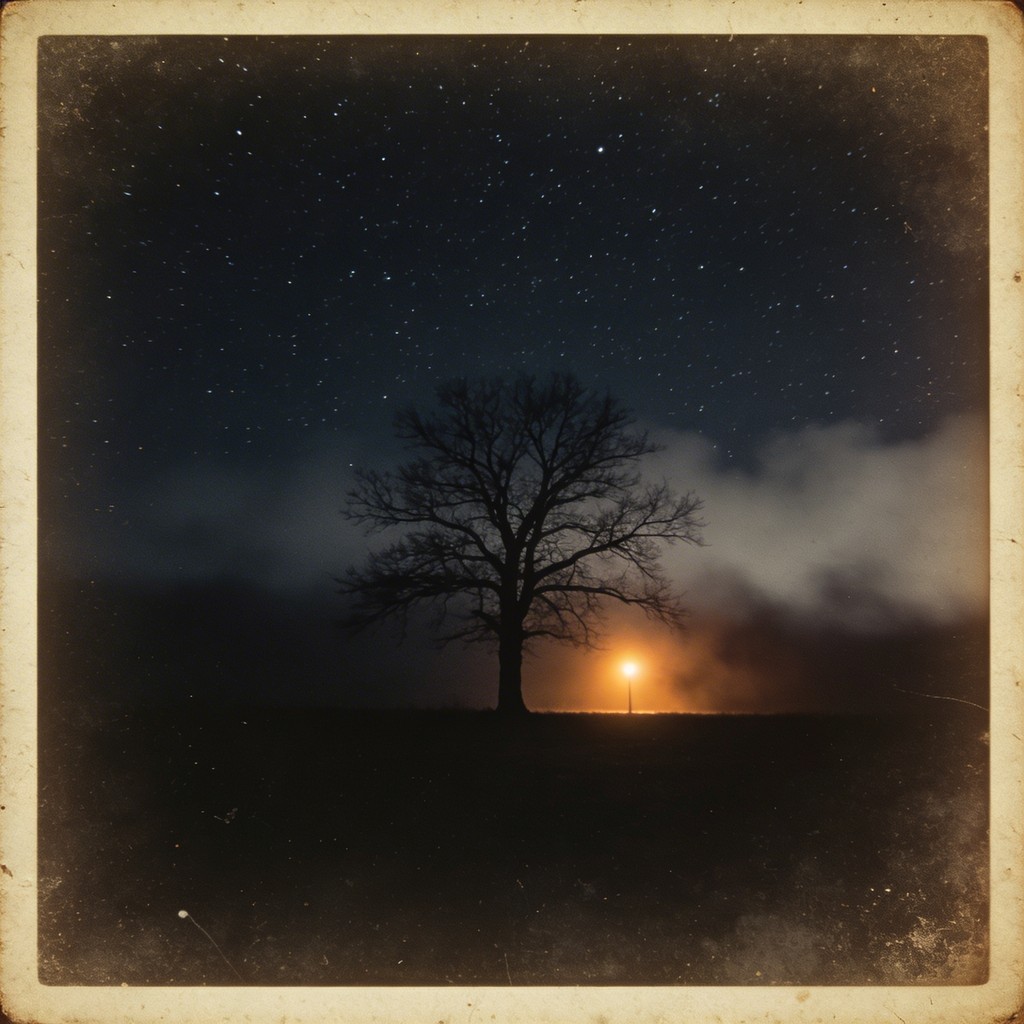 Nigth Tree Free Solitary Night Tree Image - Vintage, Night, Tree | Download at ...