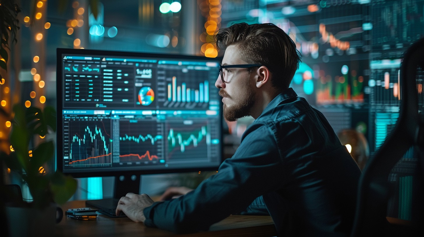 Free Focused Data Analysis Image - Finance, Technology, Analytics ...