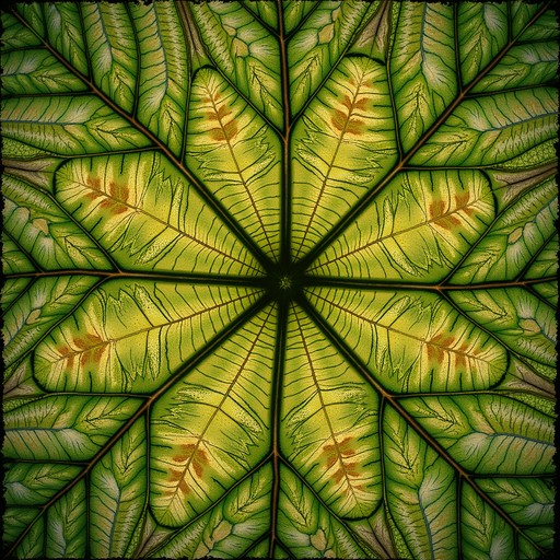 Leaf Segment Patterns Lesson Free Glowing Plant Structure Image - Botanical, Leaf, Venation ...