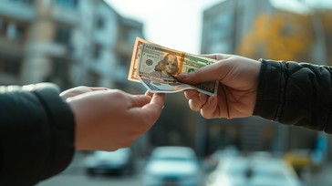 Download Urban Money Exchange Image - Money, Transaction, Hands | StockCake