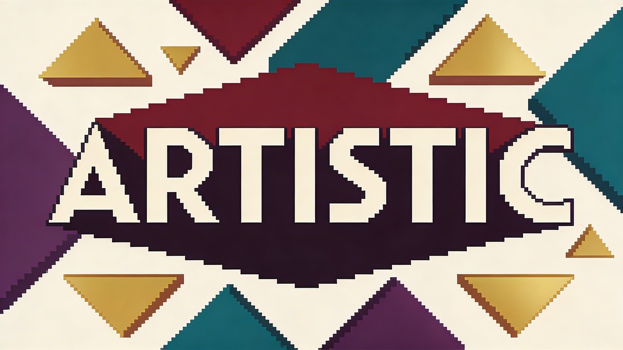 Free Artistic Pixel Typography Image - Pixel, Art, Deco | Download at ...
