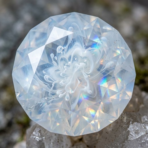 Free Luminous White Gem Image - Gemstone, Crystal, Opalescent ...