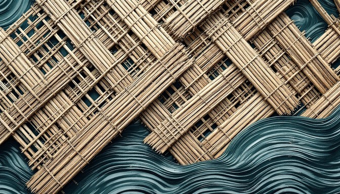 Free Bamboo Meets Water Image - Bamboo, Weaving, Texture | Download at ...