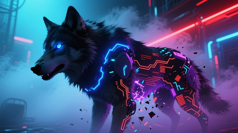 Techwolf Visuals Free Cybernetic Wolf Transformation Image - Werewolf, Wolf, Beast ...