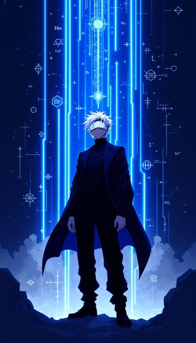 White-haired warrior stands confidently in minimalist pixel art ...