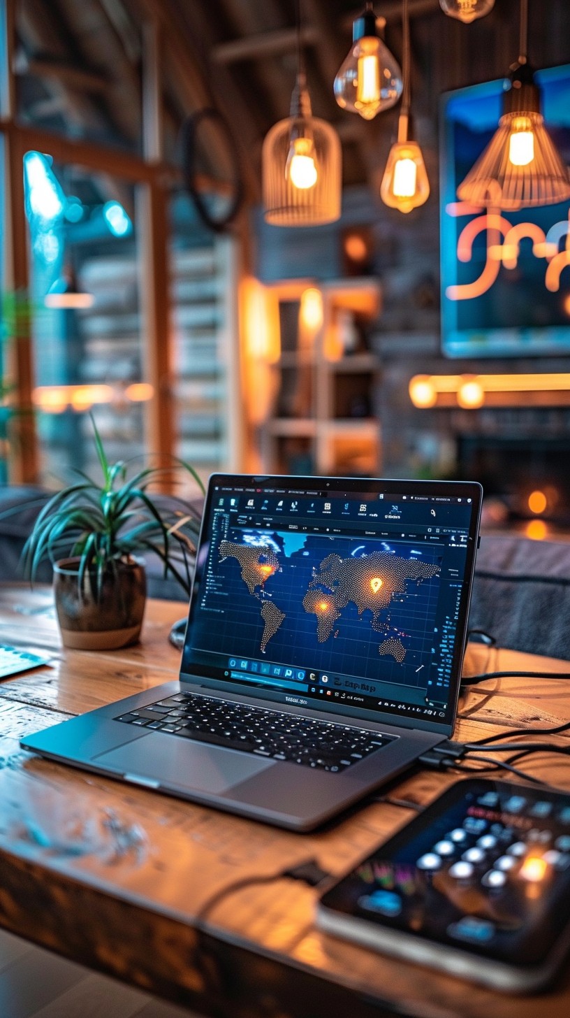 Free Cozy Tech Setup Image - Technology, Rustic, Cabin | Download at ...