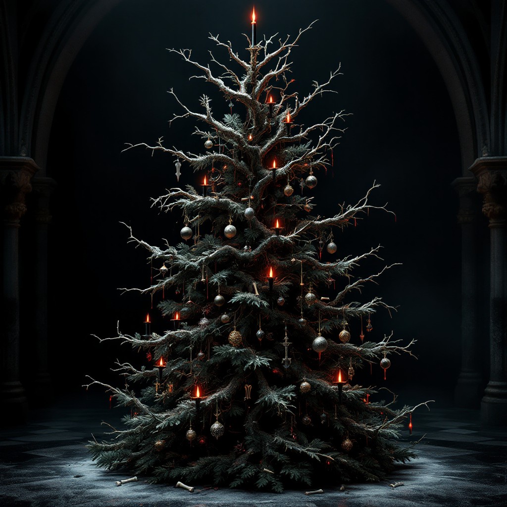 Free Gothic Yuletide Tree Image - Gothic, Christmas, Tree | Download at ...