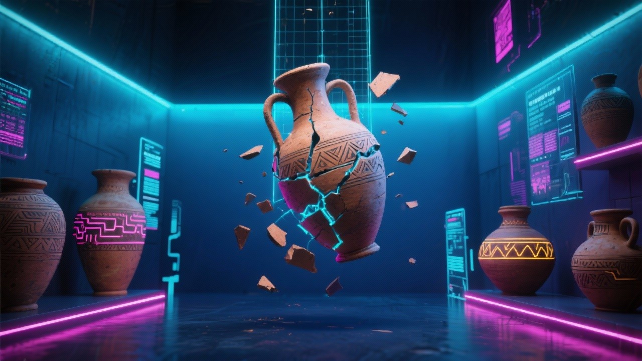 Free Digital Pottery Revival Image - Pottery, Cyberpunk, Terracotta ...