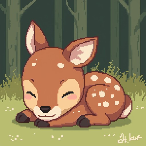 Free Precious Pixel Fawn Image - Fawn, Deer, Pixel | Download at StockCake