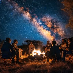 Free Starry Night Gathering Image - Stars, Night, Campfire | Download ...