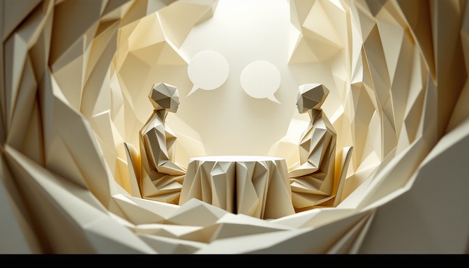 Free Folded Paper Discussion Image - Paper, Origami, Sculpture ...