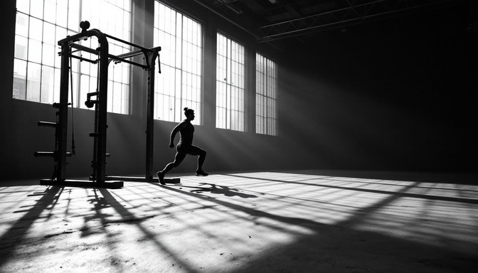 Workout Shadow Graphics Free Strength Meets Serenity Image - Kettlebell, Fitness, Minimal ...