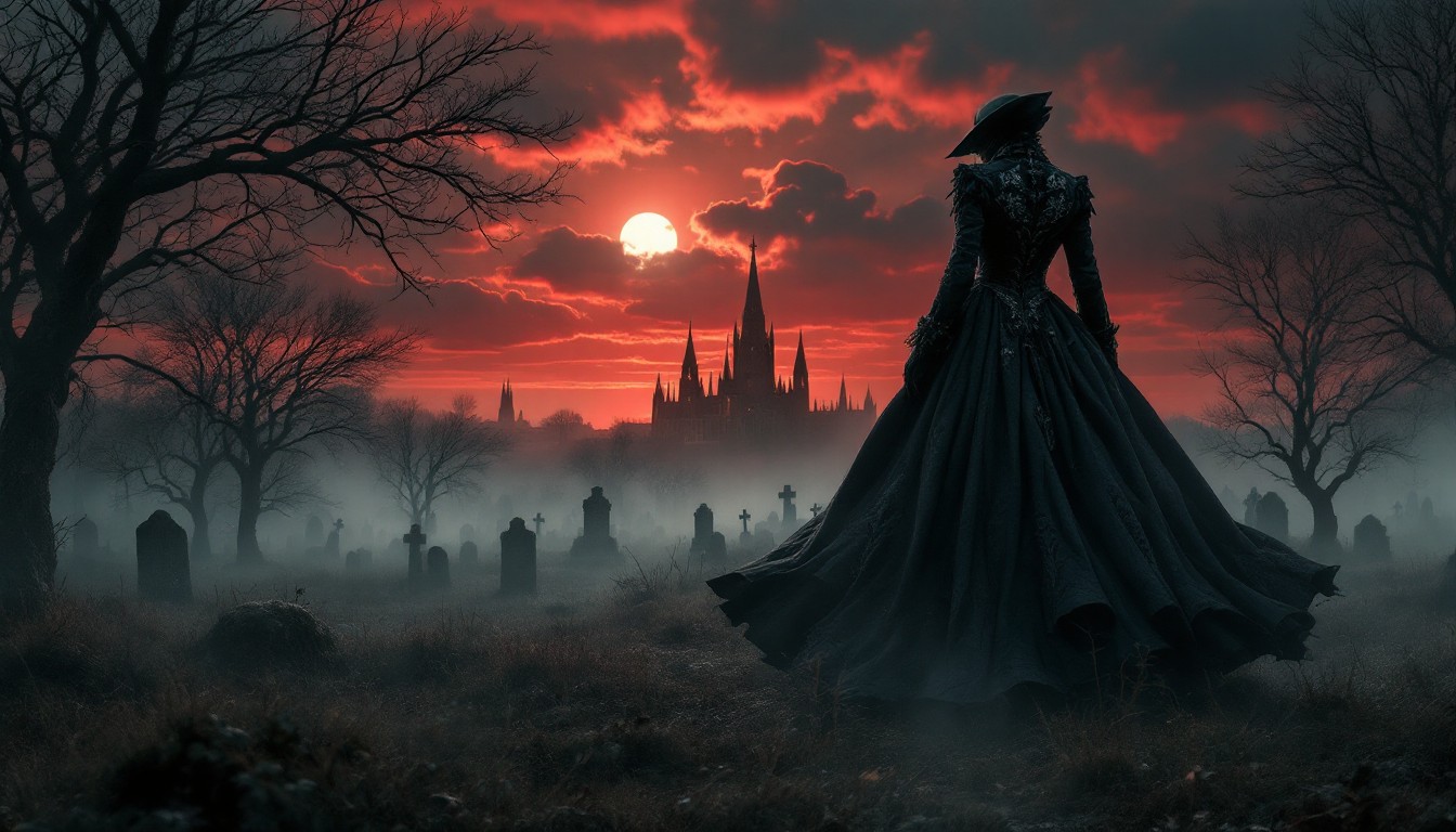 Free Gothic Dusk Sentinel Image - Gothic, Victorian, Cemetery ...