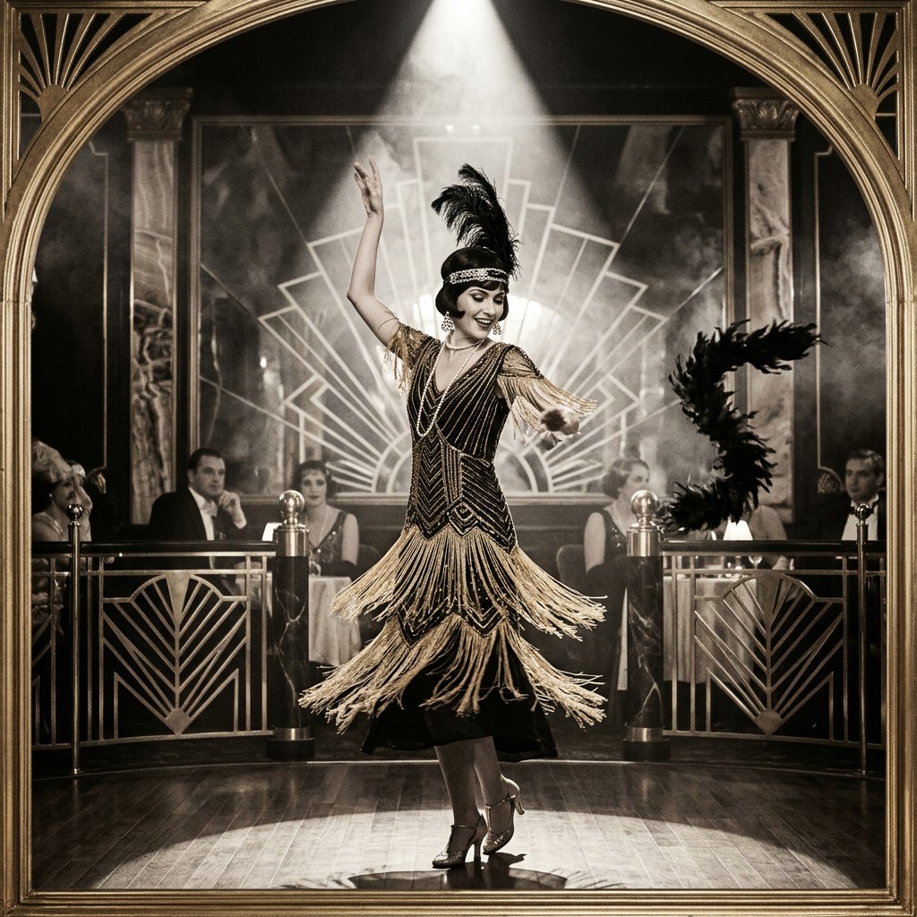 Free Golden Flapper Dance Image - Flapper, Dancing, Vintage | Download ...