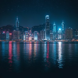 Free Nighttime Cityscape Illumination Image - City, Night, Lights ...