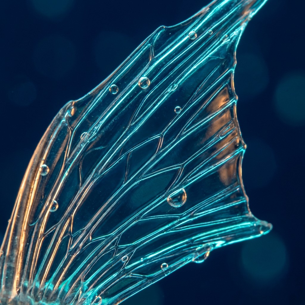 Translucent Aetherfin Free Glowing Fish Fin Image - Bioluminescent, Translucent, Fin ...