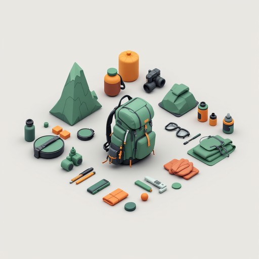 Backpacking Gear Visual Free Adventure Gear Essentials Image | Download at StockCake
