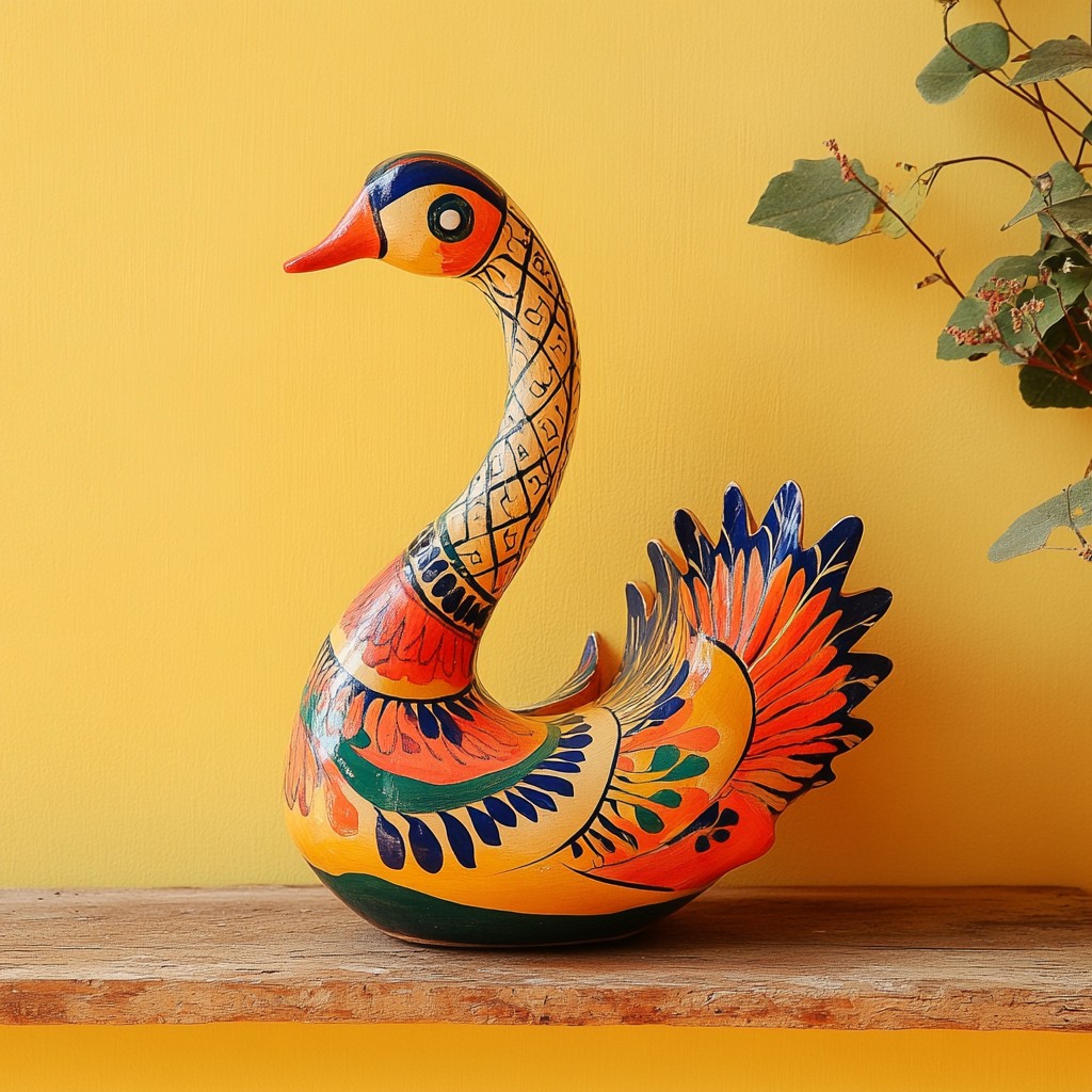 Free Colorful wooden swan Image - Swan, Wooden, Colorful | Download at ...