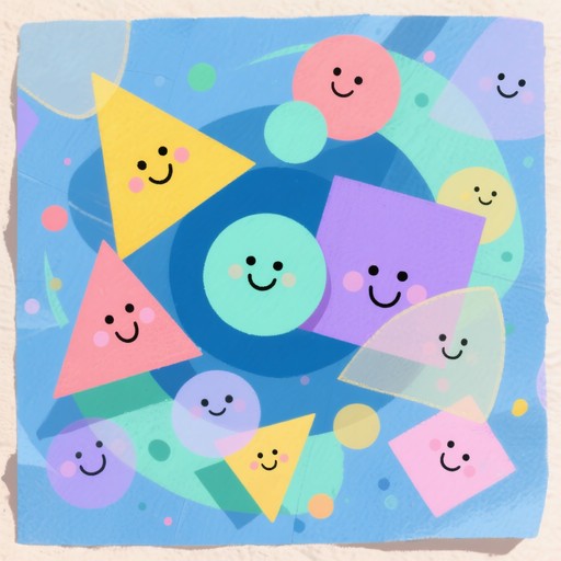 Free Happy Geometric Kid Image - Illustration, Child, Geometric ...