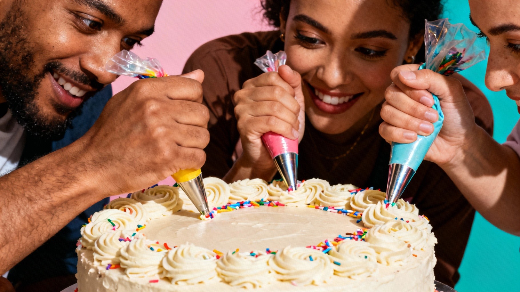 Collaborative Cake Free Collaborative Cake Decorating Image - Cake, Decorating, Frosting ...