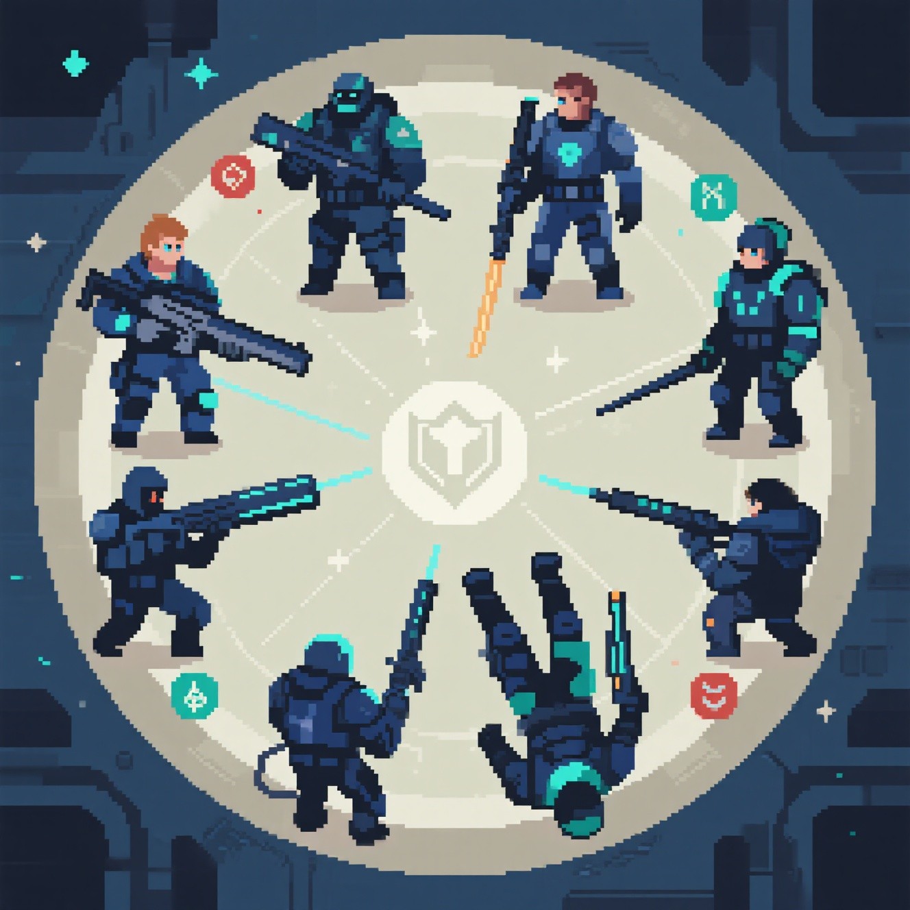 Free Tactical Pixel Squad Image - Pixelart, Tactical, Squad | Download ...