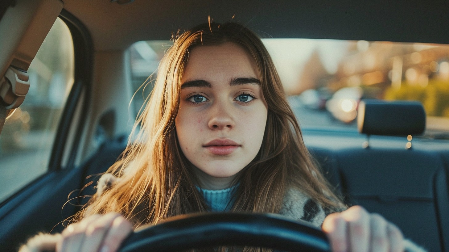 Free Focused driver portrait Image - Woman, Driving, Car | Download at ...