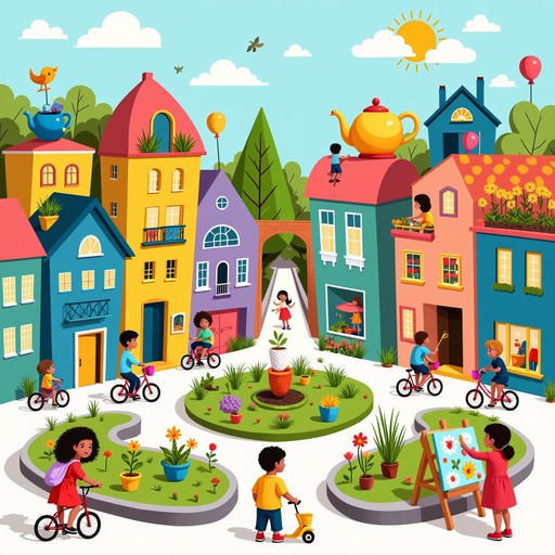 Free Colorful Community Circle Image - Colorful, Whimsical, Community ...