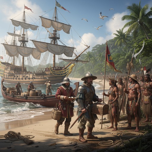 Free Explorers Meet Natives Image - Exploration, Historical, Indigenous ...