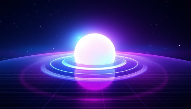 Free Synthwave Energy Orb Image - Synthwave, Pixel, Orb | Download at ...