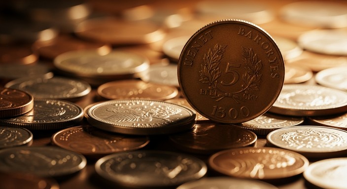 Montetary Background Free Golden Money Stack Photo - Coins, Money, Currency | Download at ...